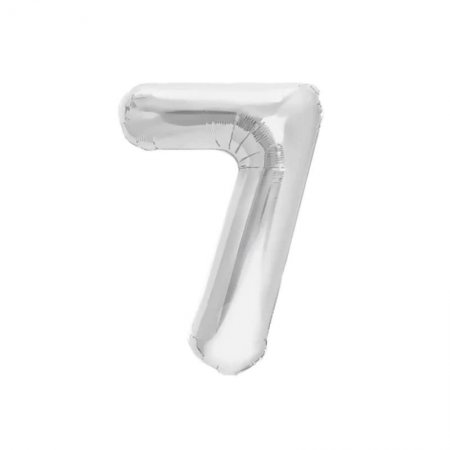 בלון מספר 7 (צבע כסף) 36'