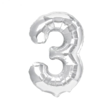 בלון מספר 2 (צבע כסף) 36'