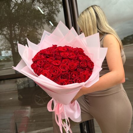 זר ורדים סול 50 ורד